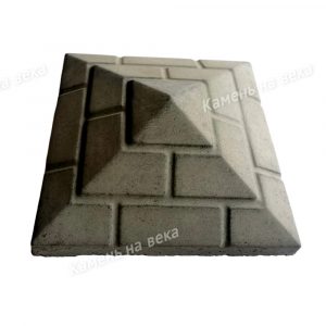 Колпак бетонный Пирамида кирпичная