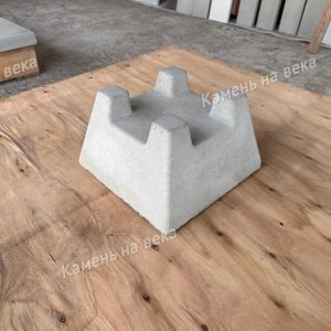 Кросс блок фундаментный 100х100 из бетона